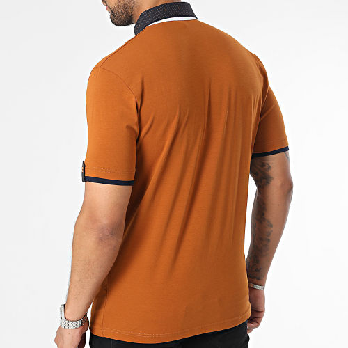 Polo Manches Courtes Marron