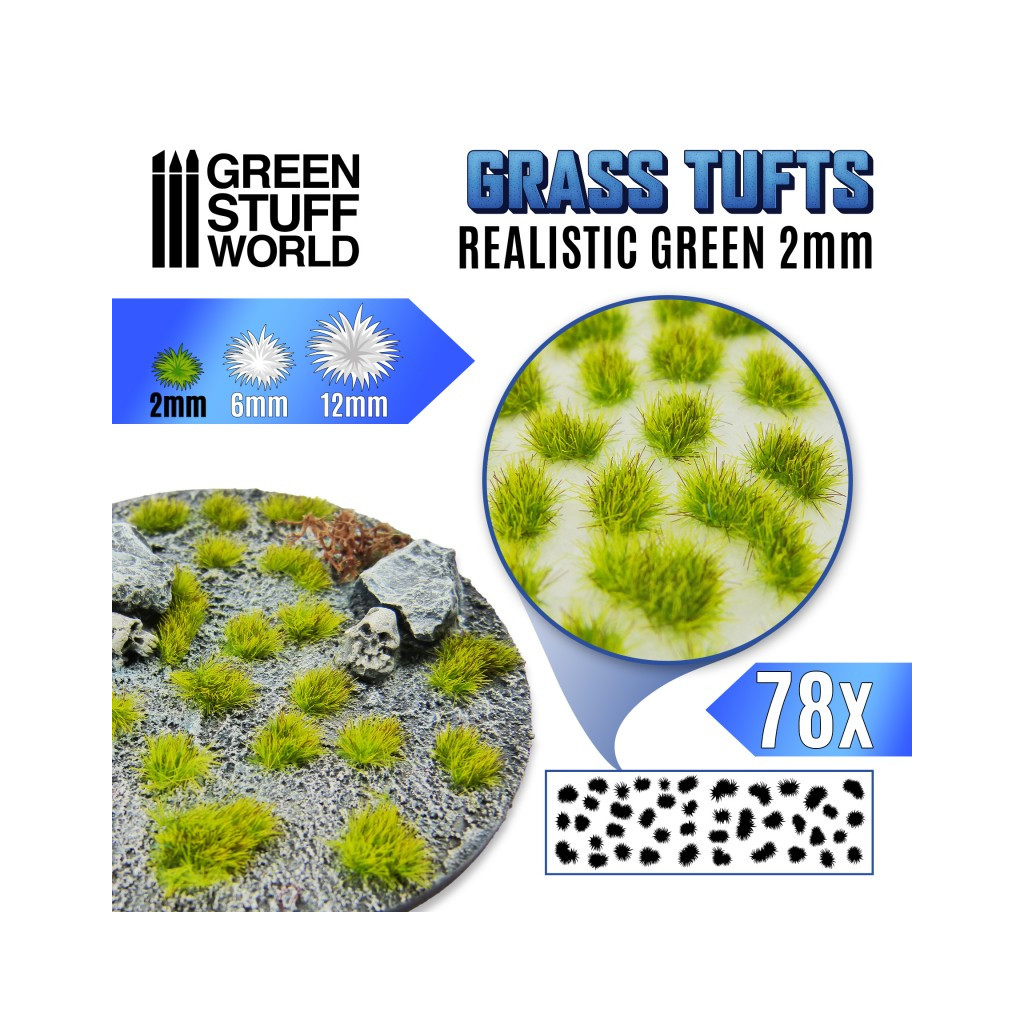 Green Stuff World - Touffes d'Herbe - 2mm