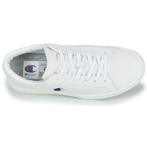 Champion - COURT CLUB PATCH - Blanc / Beige