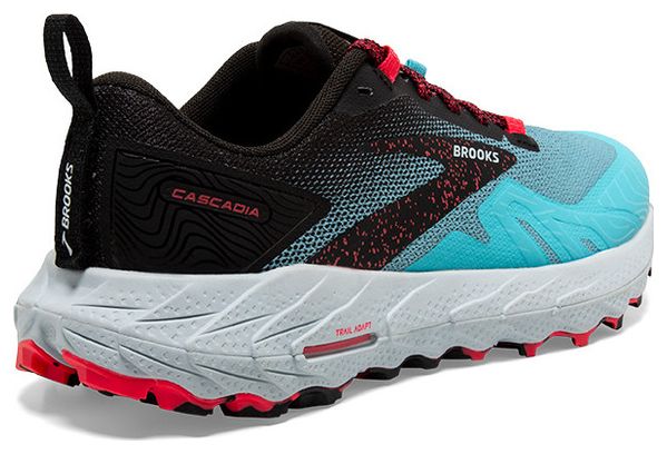 Chaussures Trail Brooks Cascadia 17 Bleu Rose Femme