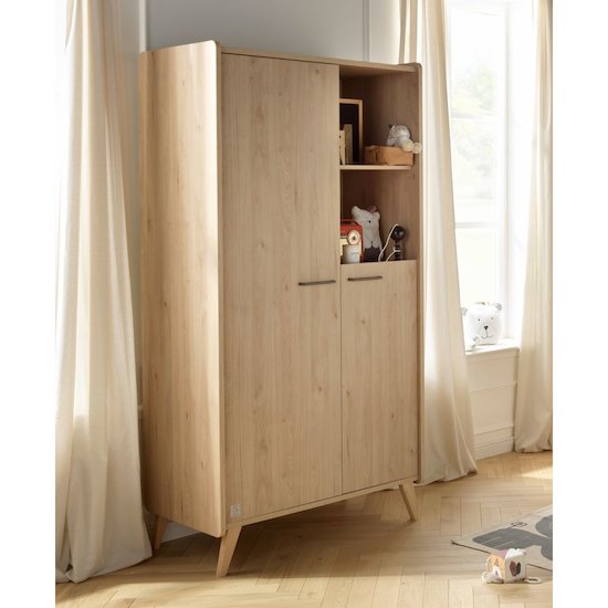 Arty armoire 2 portes   Chêne suave        de               Sauthon Baby's Sweet Home