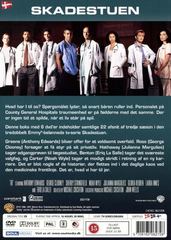 Skadestuen - Sæson 3 - DVD