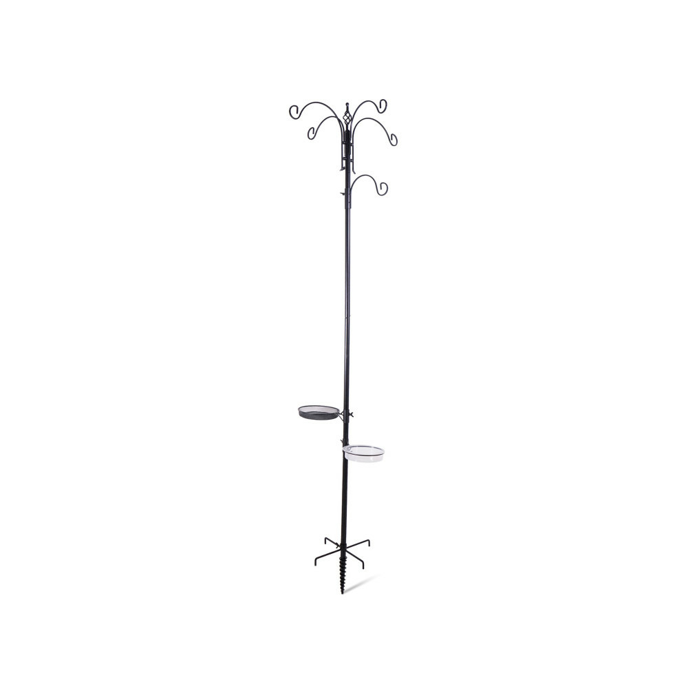 Station alimentation holly noir h 2 mètres pour oiseaux