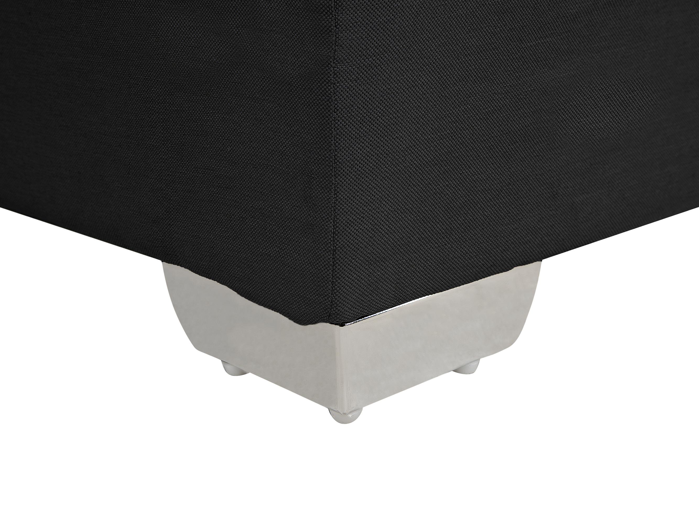 Boxspring Stof ADMIRAL 180 x 200 cm Zwart