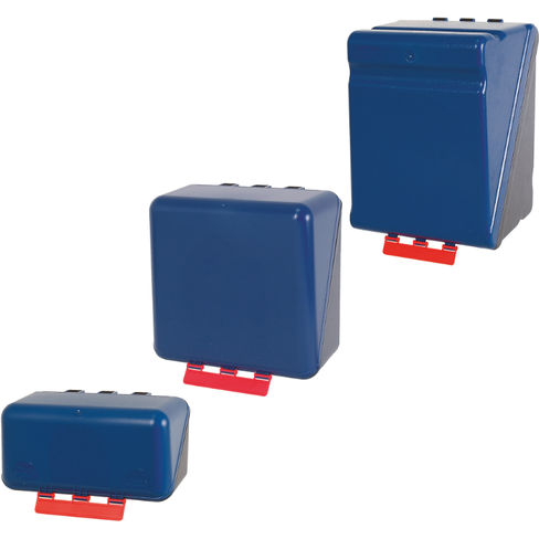 Boîte de rangement EPI personnalisable bleu - Plastique ABS