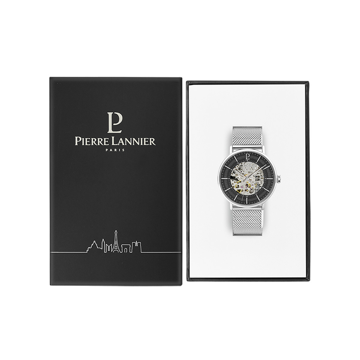 Montre Pierre Lannier homme automatique bracelet acier