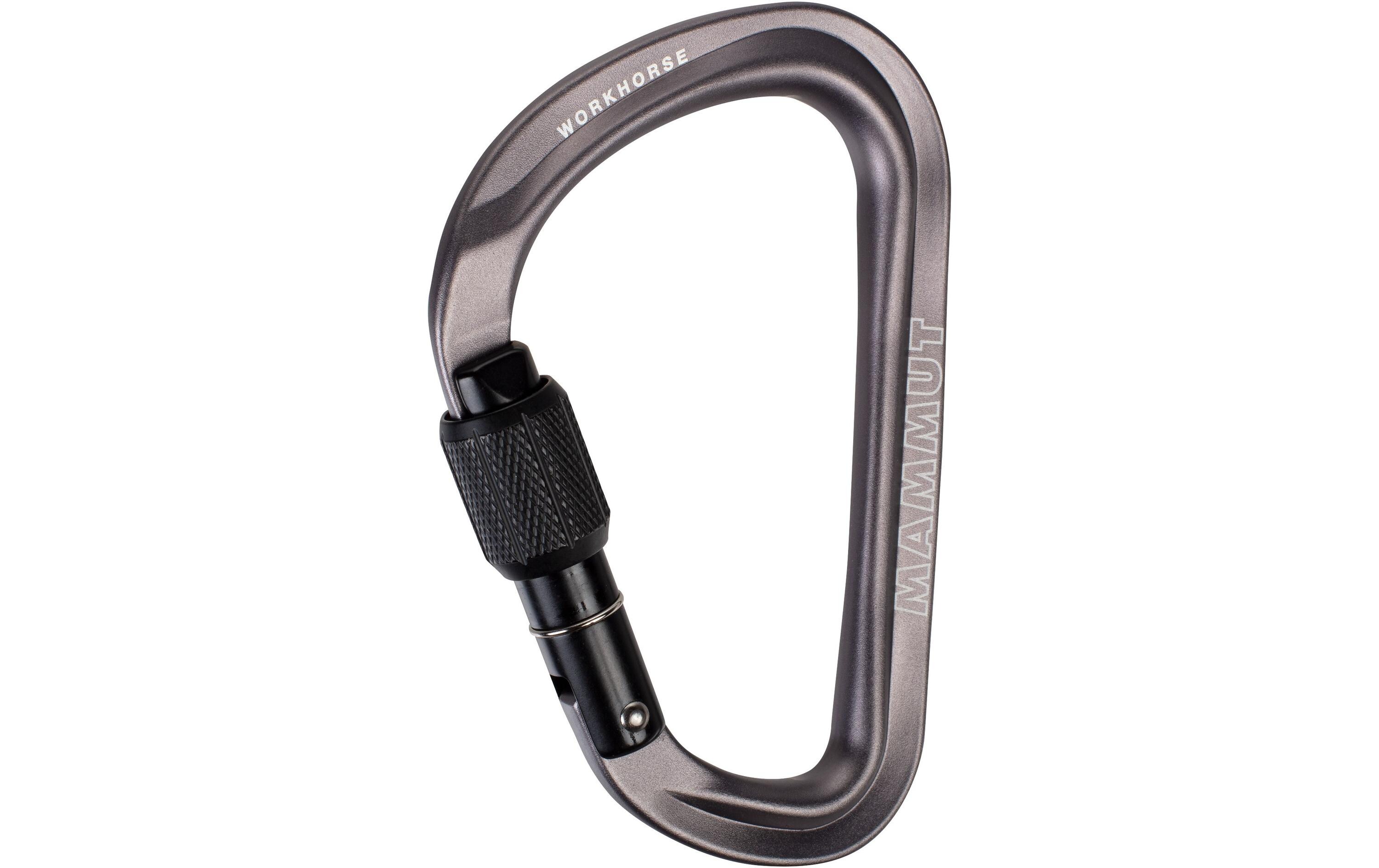 Karabiner Workhorse HMS ScrewgateGrosser Schraubkarabiner mit gutem Handling