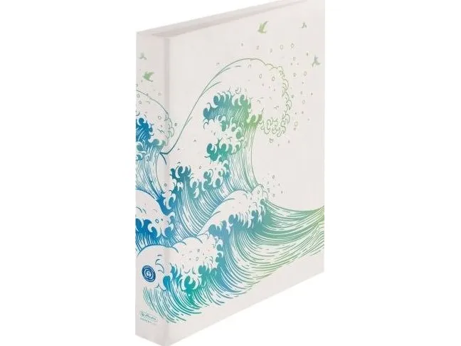Herlitz ringbind maX.file A4 PP 25mm GREENline wave 2.rings
