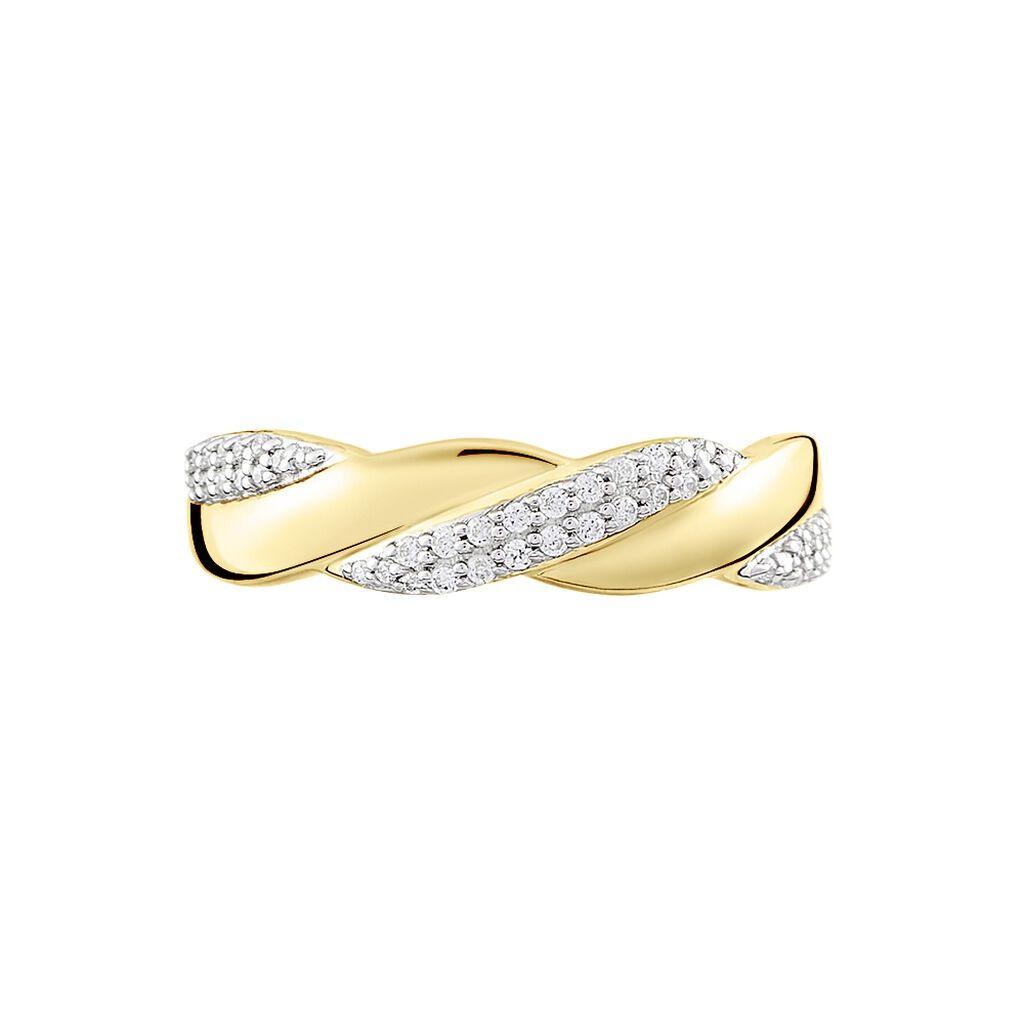 Bague Admète Or Jaune Diamant