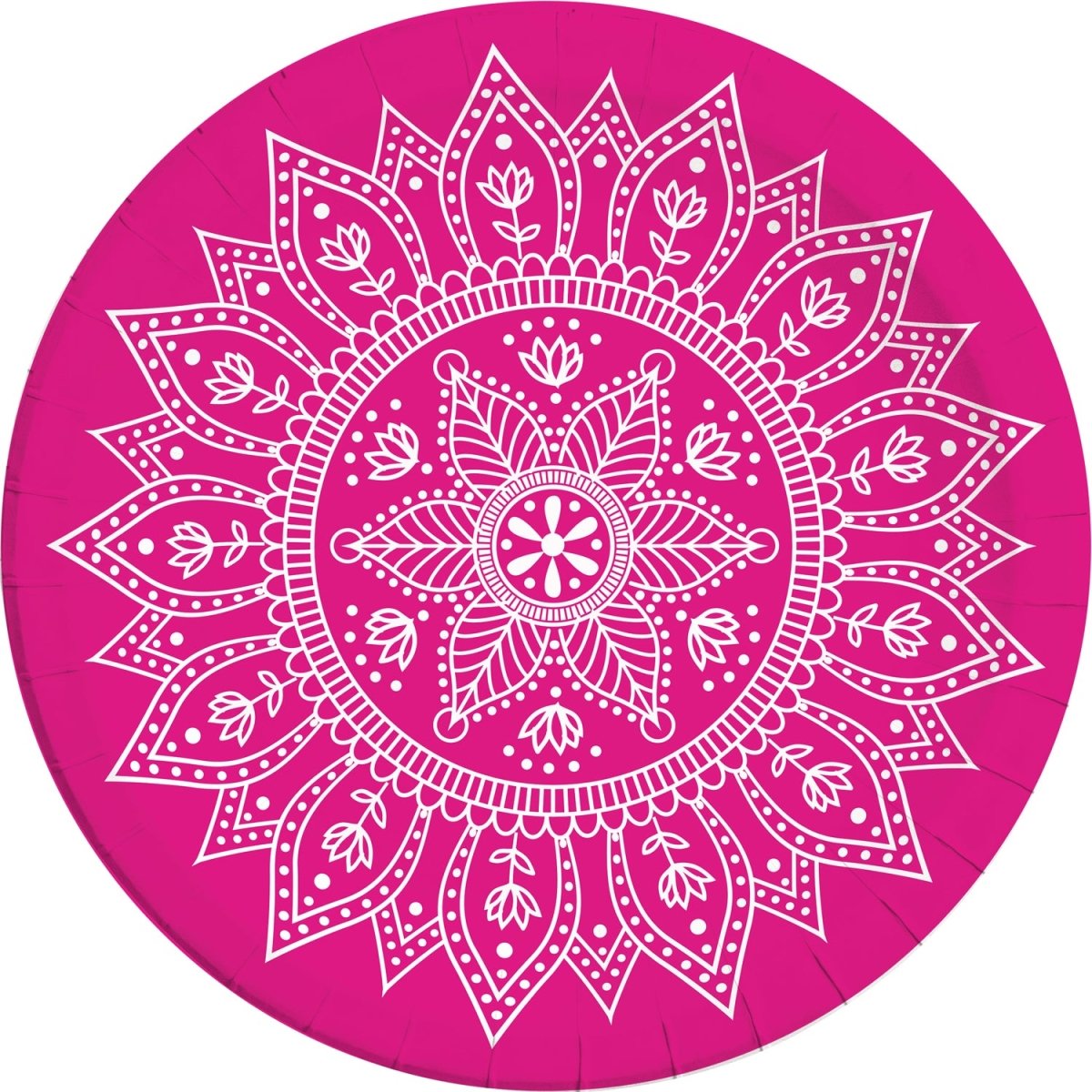Fuchsia Borden Mandala 23cm 8st