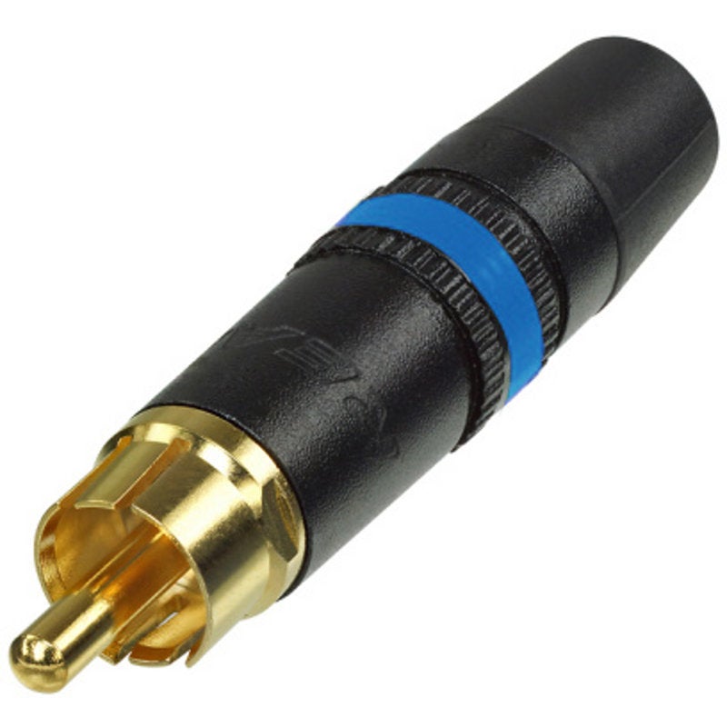 REAN NYS 373-6 RCA plug blauw