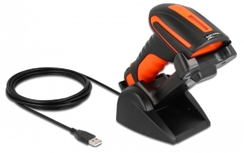 Barcode Scanner 90556 - 1D/2D<br>Barcode-Scanner mit hoher Übertragungsreichweite via 2.4 GHz, Bluetooth oder kabelgebunden über USB