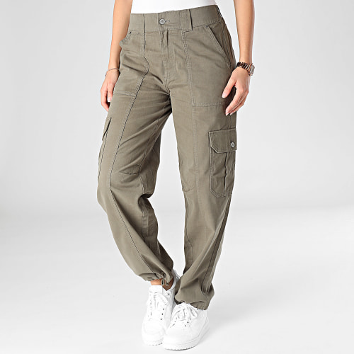 Pantalon Cargo Femme Selina Vert Kaki