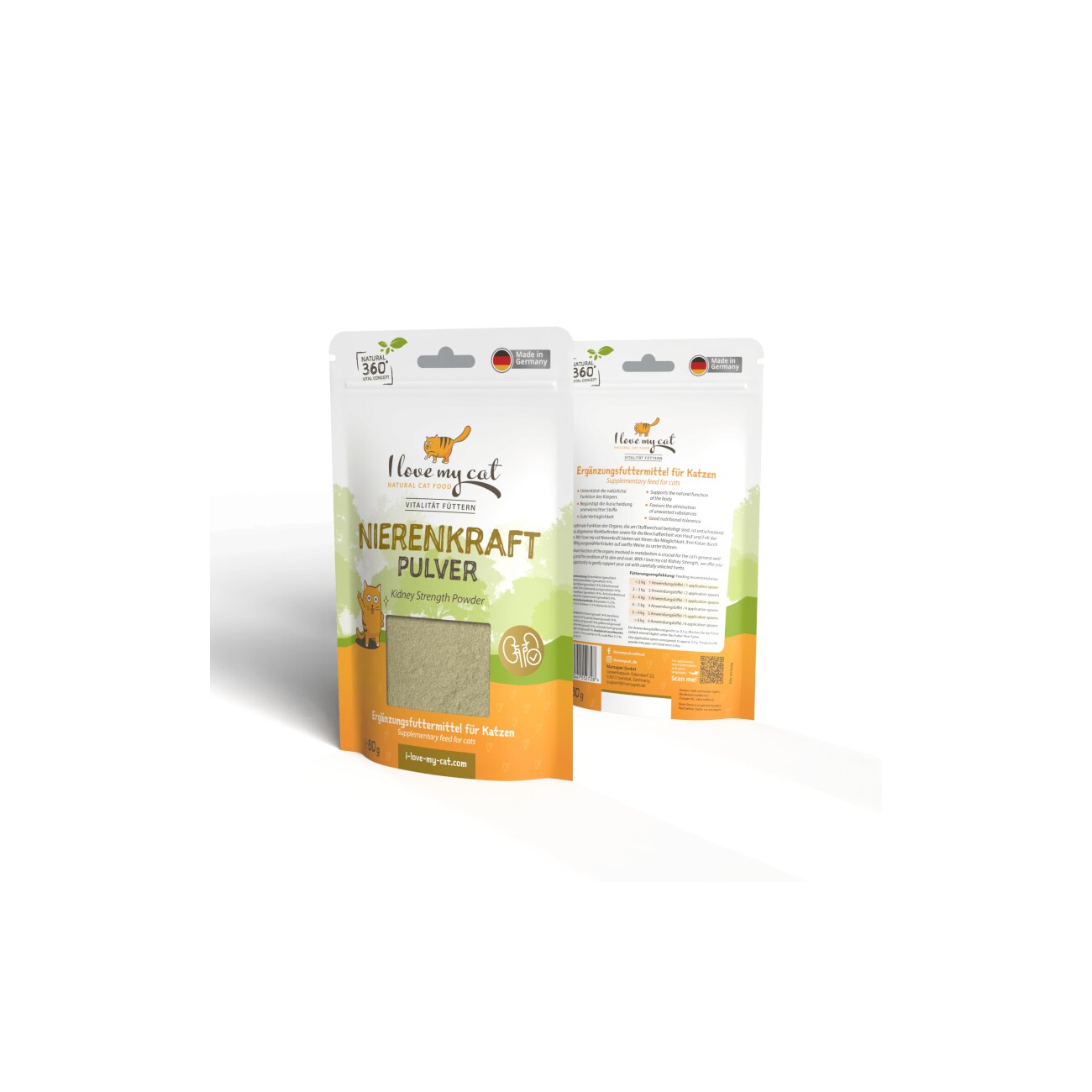 I love my cat Nierenkraft Pulver - 80g