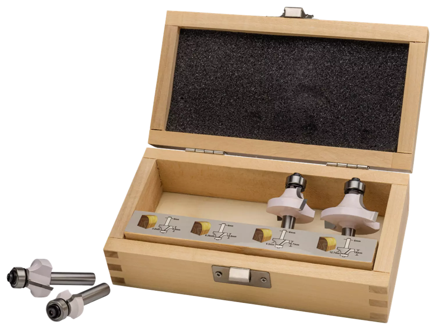 Makita D-53534 Freesset afrondfrees 8mm 4-delig
