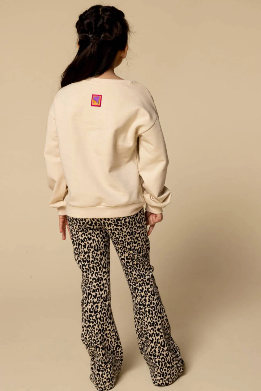 LOOXS little flared flared broek ecru