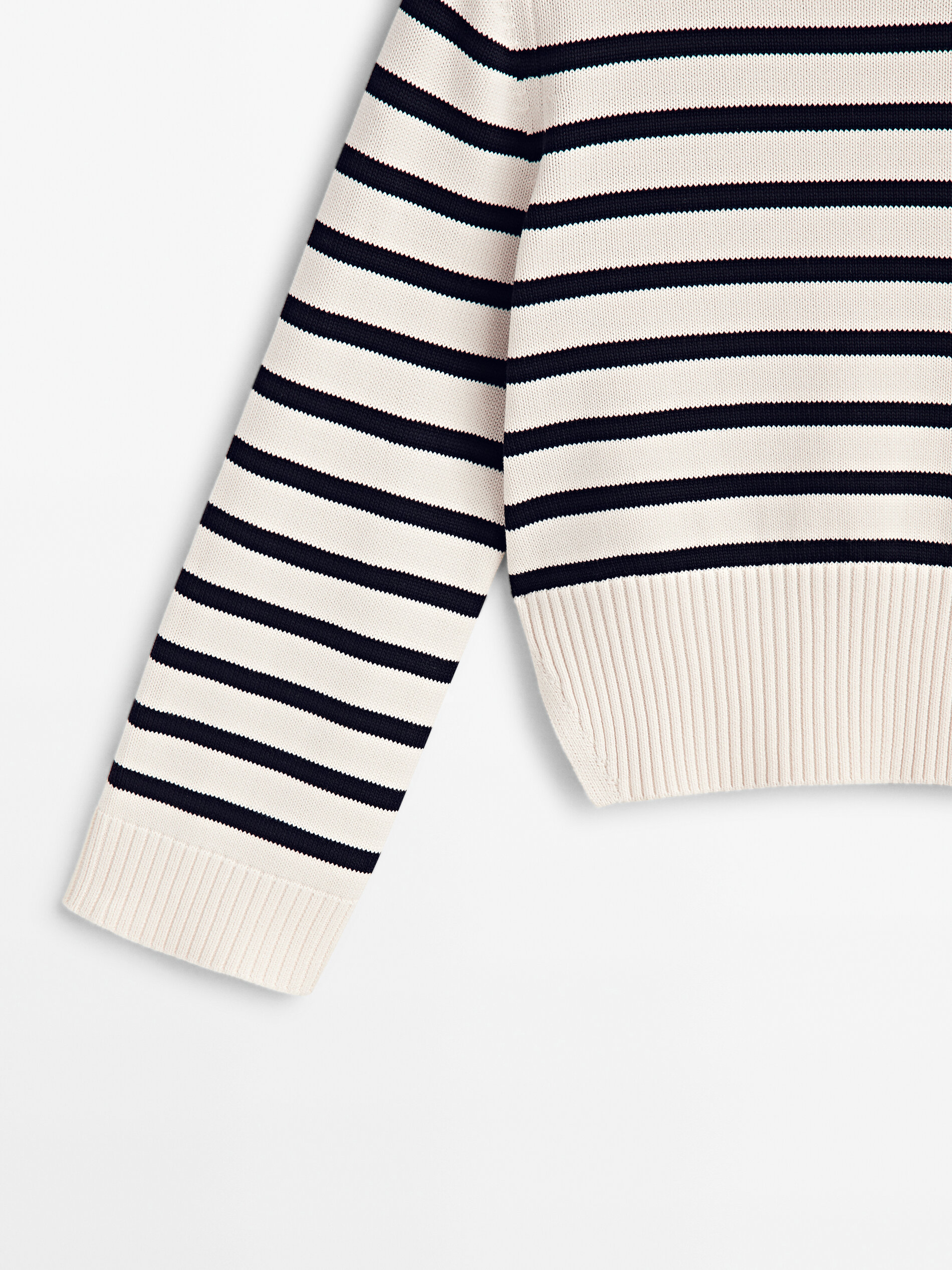Camisa Rayas com costura e costas arredondadas - RAW