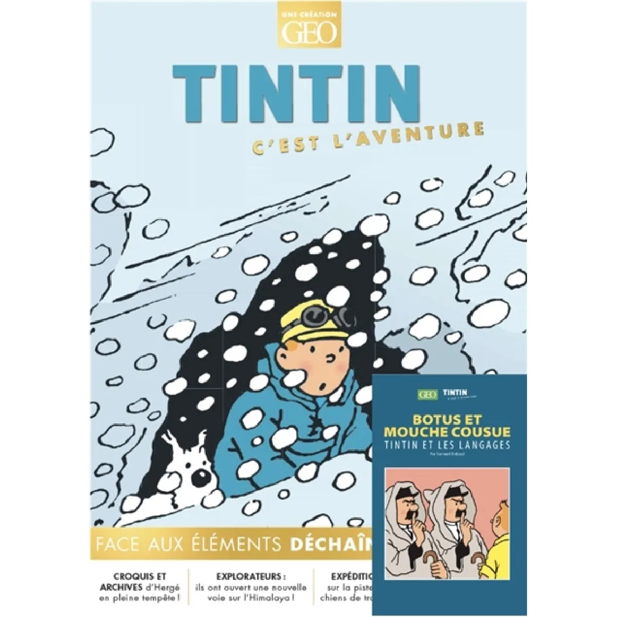 Tintin, c'est l'aventure, n° 22. Face aux éléments déchaînés