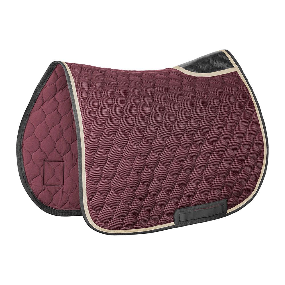 Horse Pilot SADDLE PAD - Tapis de selle burgundy/black