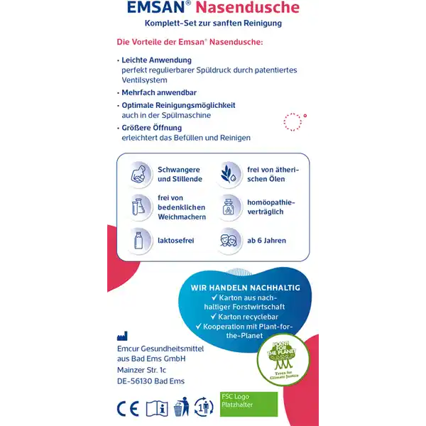 Nasendusche Komplett-Set
