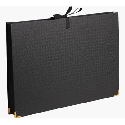 Exacompta OfficeByMe - Trieur extensible 18 compartiments A4 - fermeture à ruban - noir