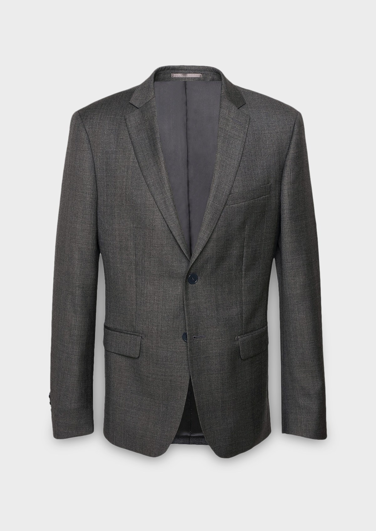 Veste de costume Regular en laine Vitale Barberis Canonico gris Prince de Galles