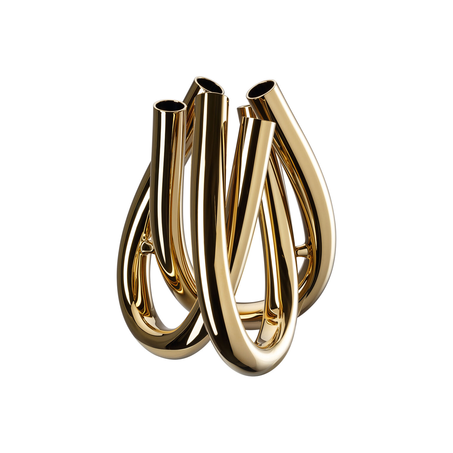 Triu Gold Vase 22 cm