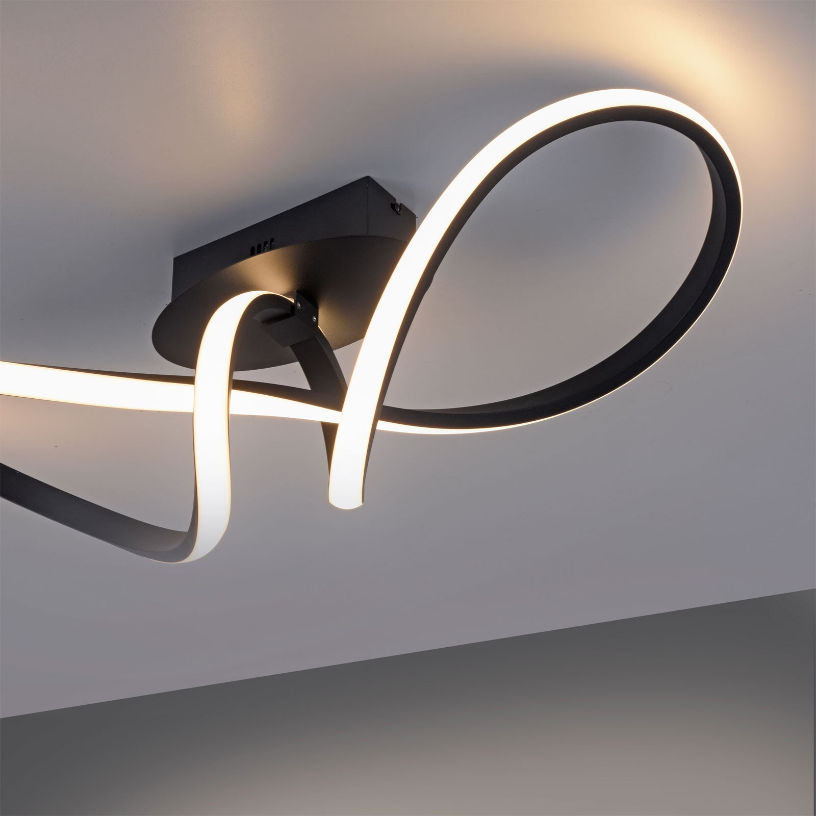 LED-Deckenleuchte Maria 61x27x24,5 cm schwarz