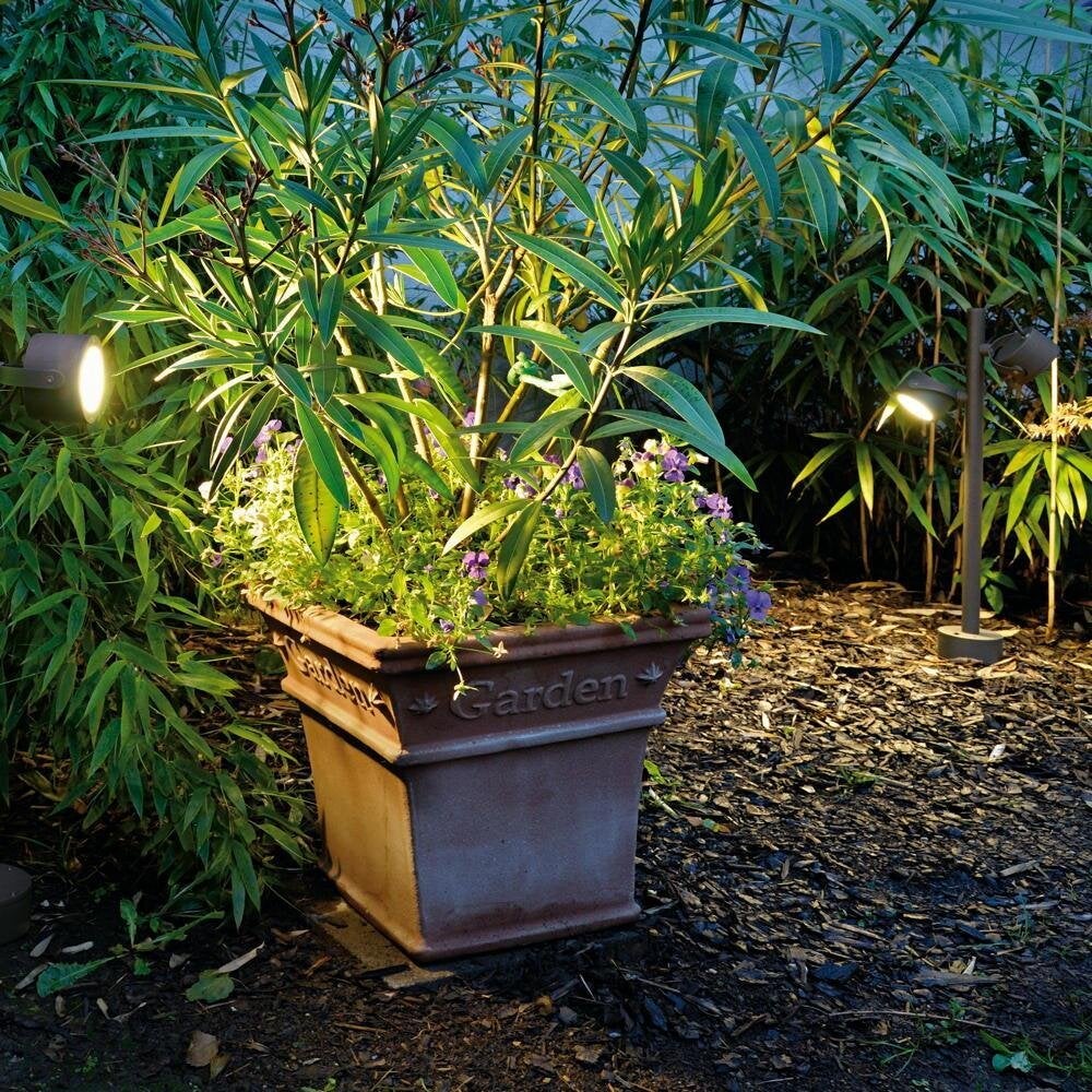 Sitra twee-lichts vloerlamp, GX53, antraciet