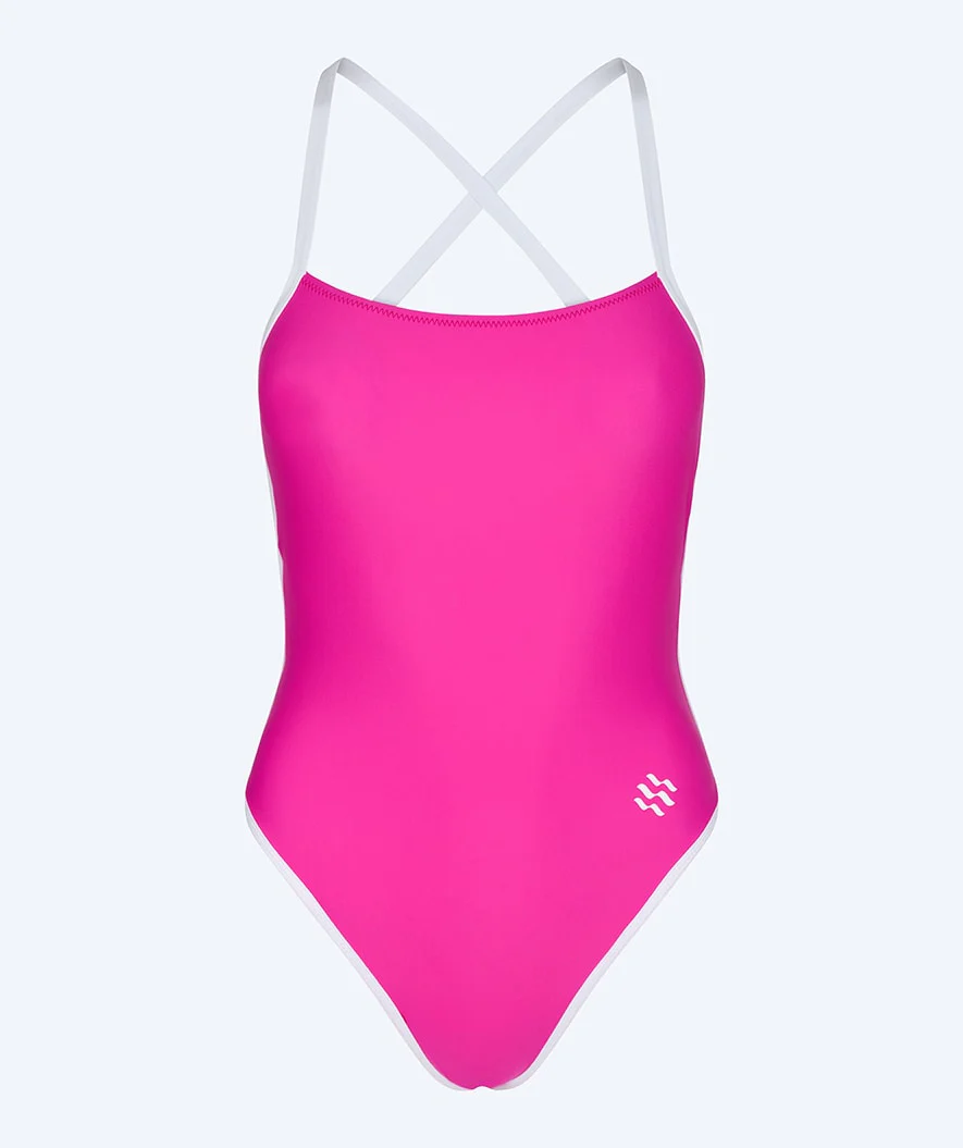 Watery badedragt til damer - Eco Sunkissed Solid - Cherry Pink