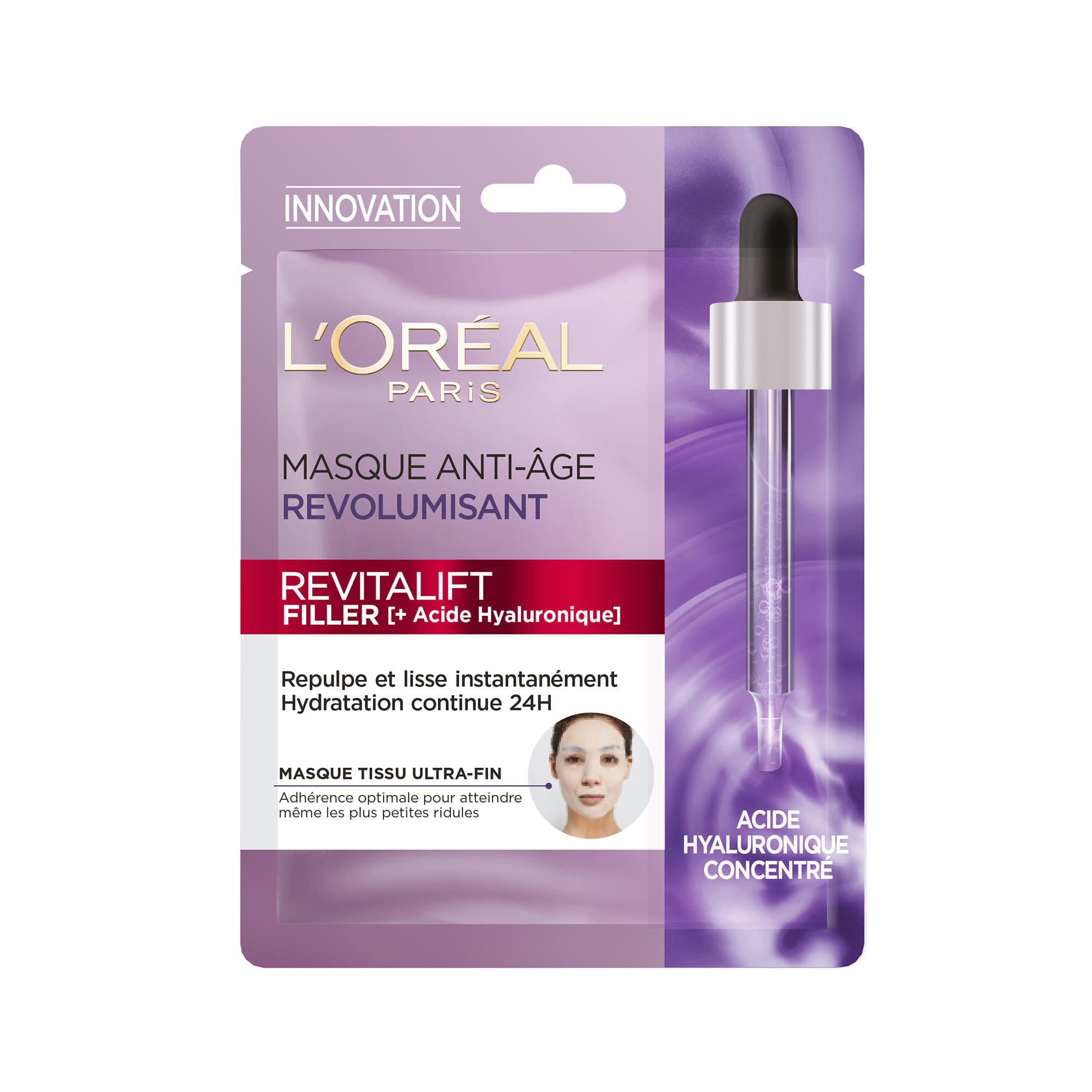Revitalift Filler Masque Tissu Anti-Age à l'Acide Hyaluronique