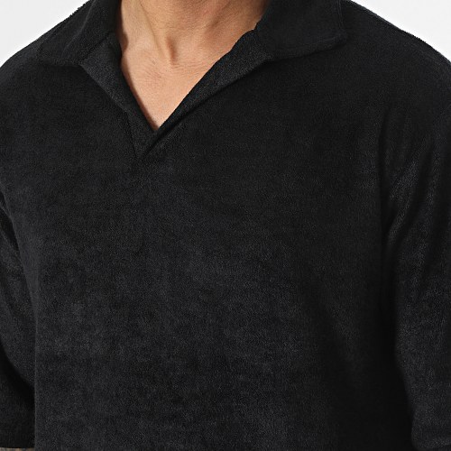 Ensemble Polo Manches Courtes Et Pantalon Jogging Noir