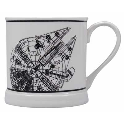 Star Wars Millenium Falcon White Mug