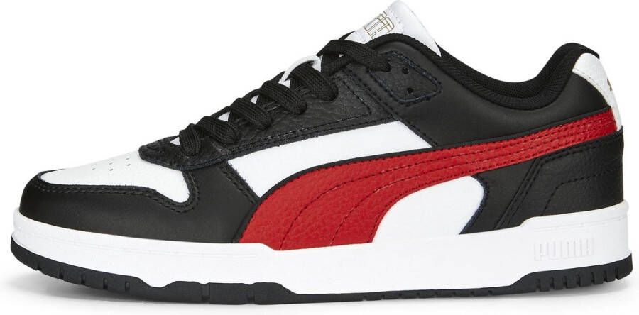 Puma RBD game Low leren sneakers wit Zwart Leer Effen 37