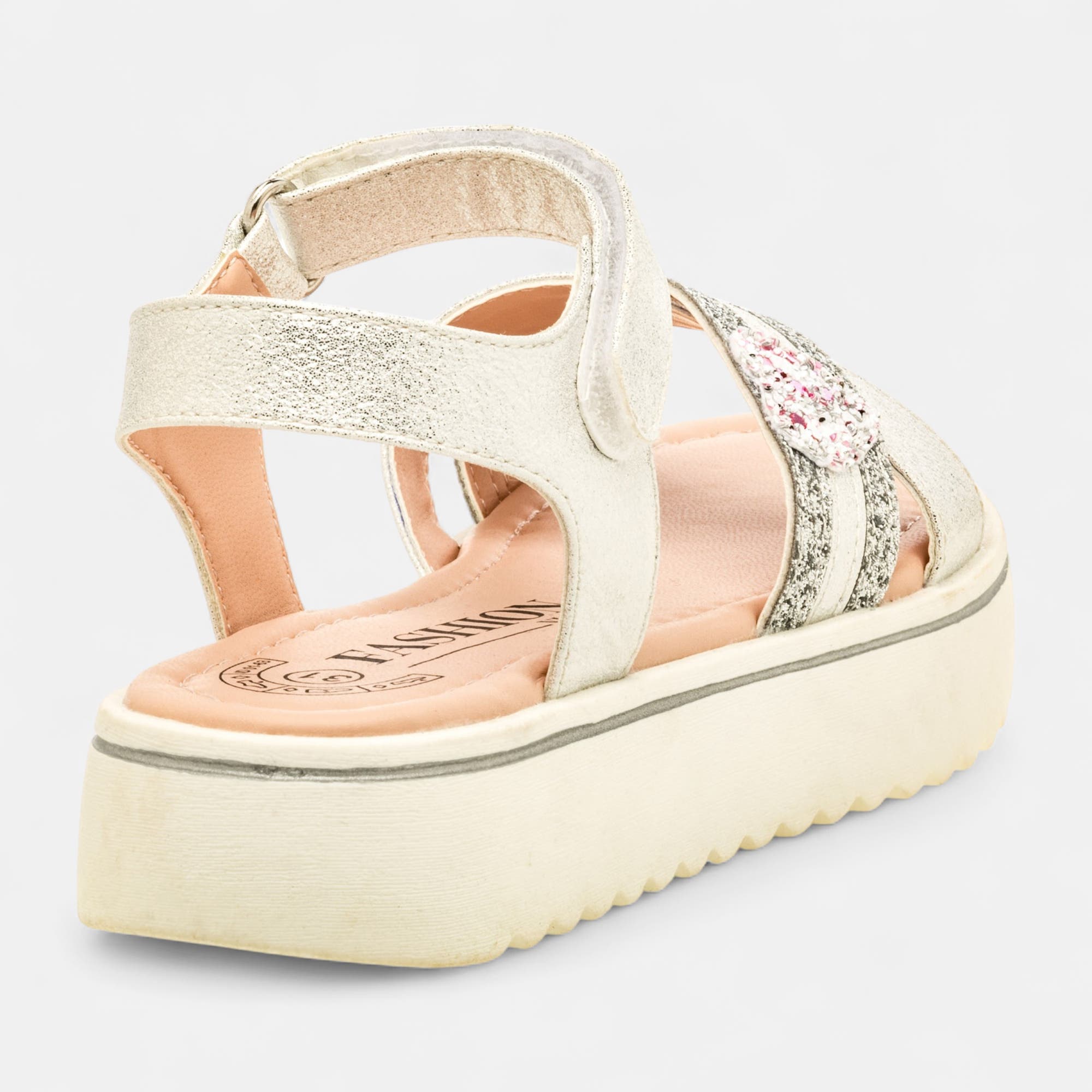 Sandales Fille argent