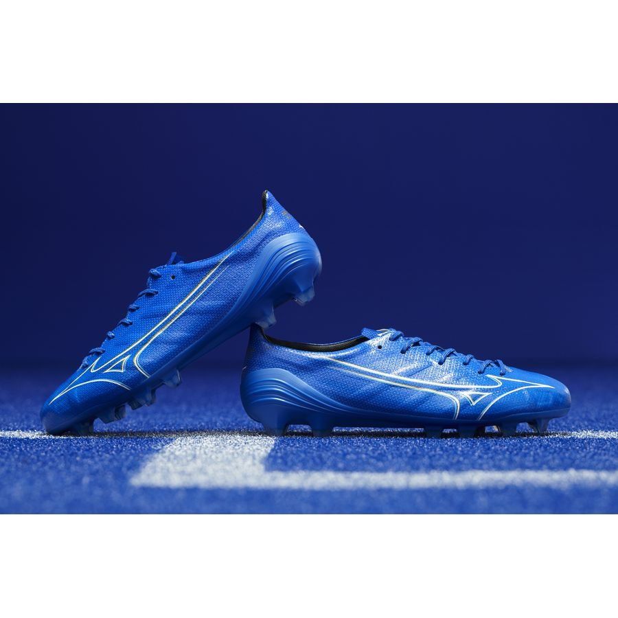 Mizuno Alpha Made in Japan FG/AG Mugen - Bleu/Blanc/Doré