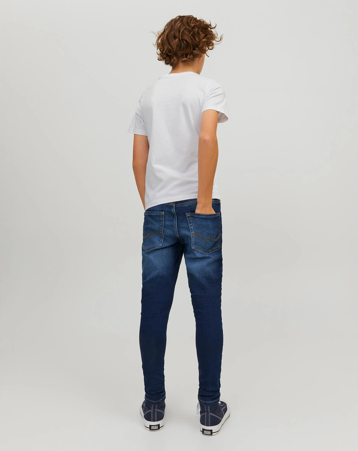 T-Shirt JJEORGANIC BASIC in white
