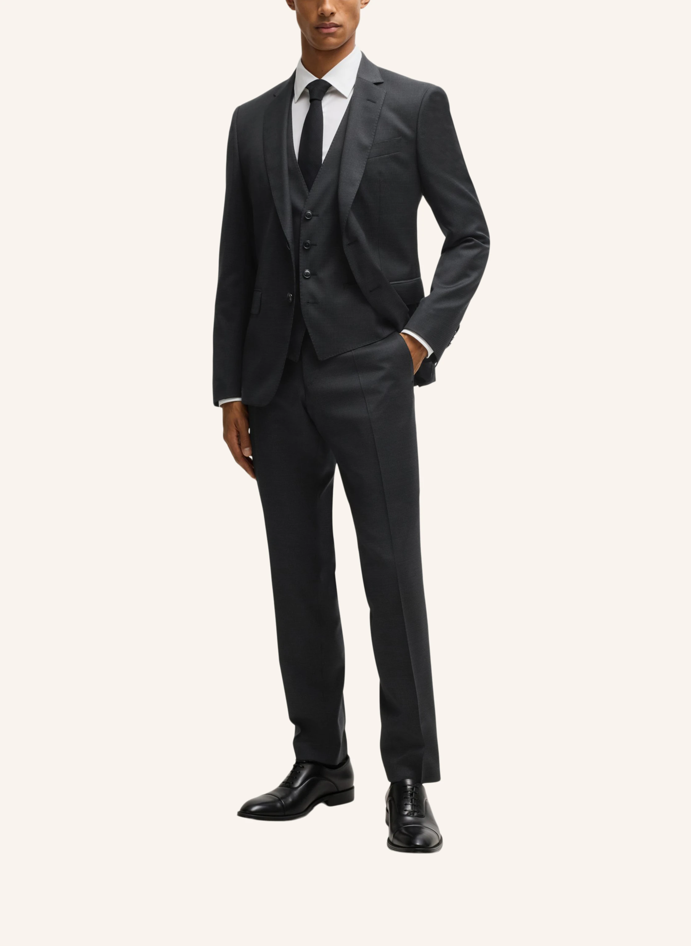 BOSS Business Anzug H-HUGE-3PCS-232 Slim Fit