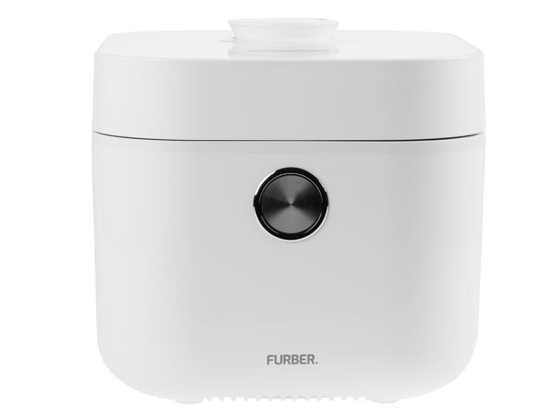 FURBER Reiskocher SAN Induktion 3 L, Weiss Innovative Technologie für perfekt gekochten Reis im Handumdrehen