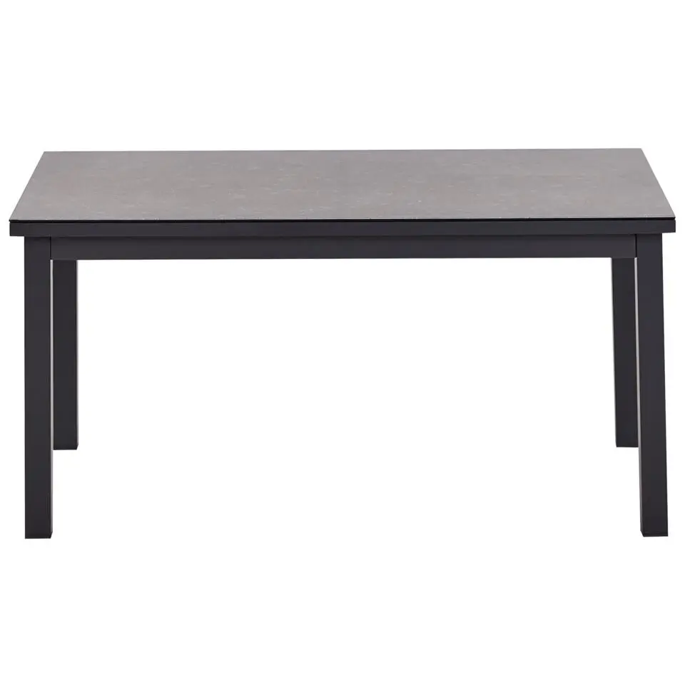 MESSINA - Loungeset voor 5 - Zwart/Groen - Aluminium