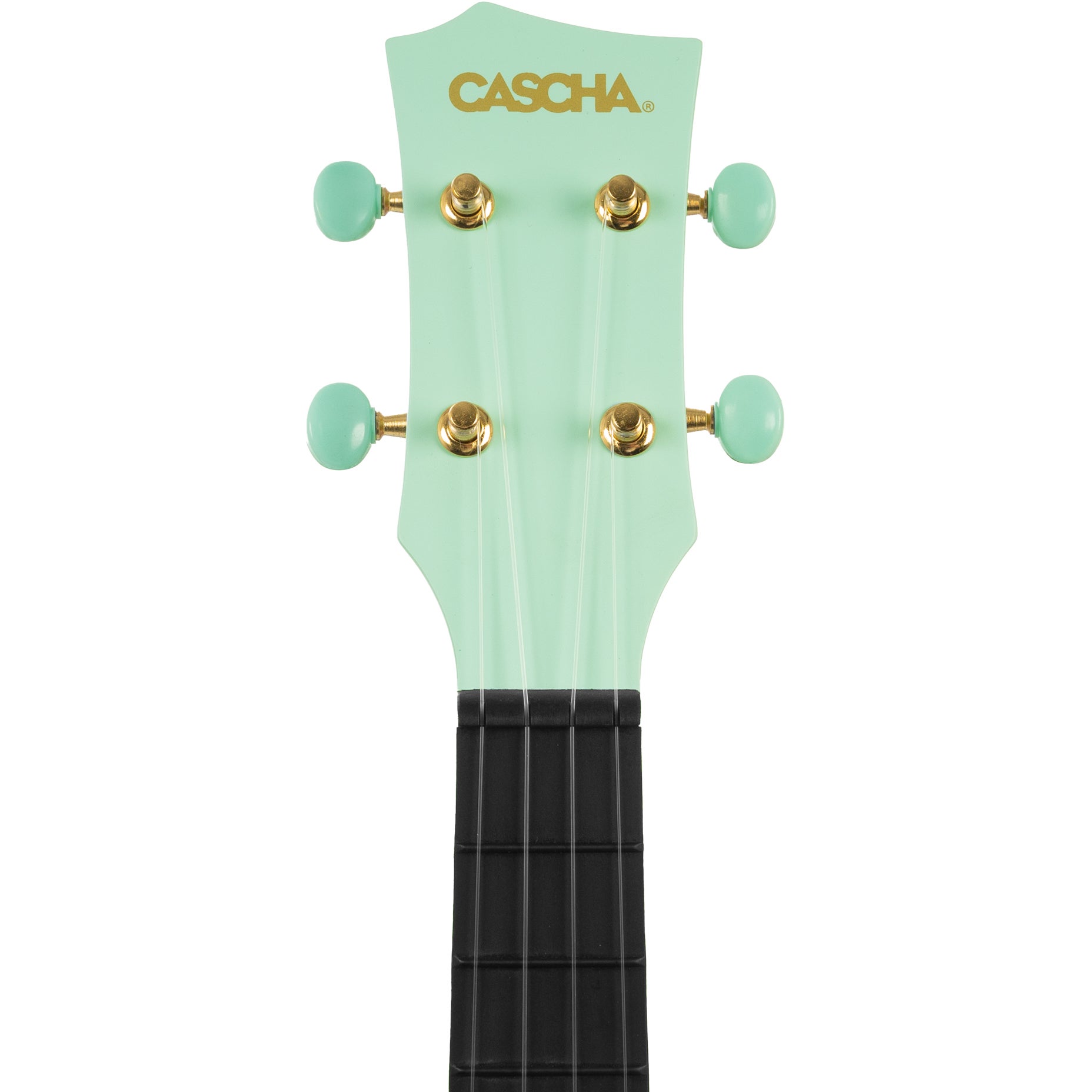 Cascha HH 2287 carbon fiber concert ukelele set mintgroen
