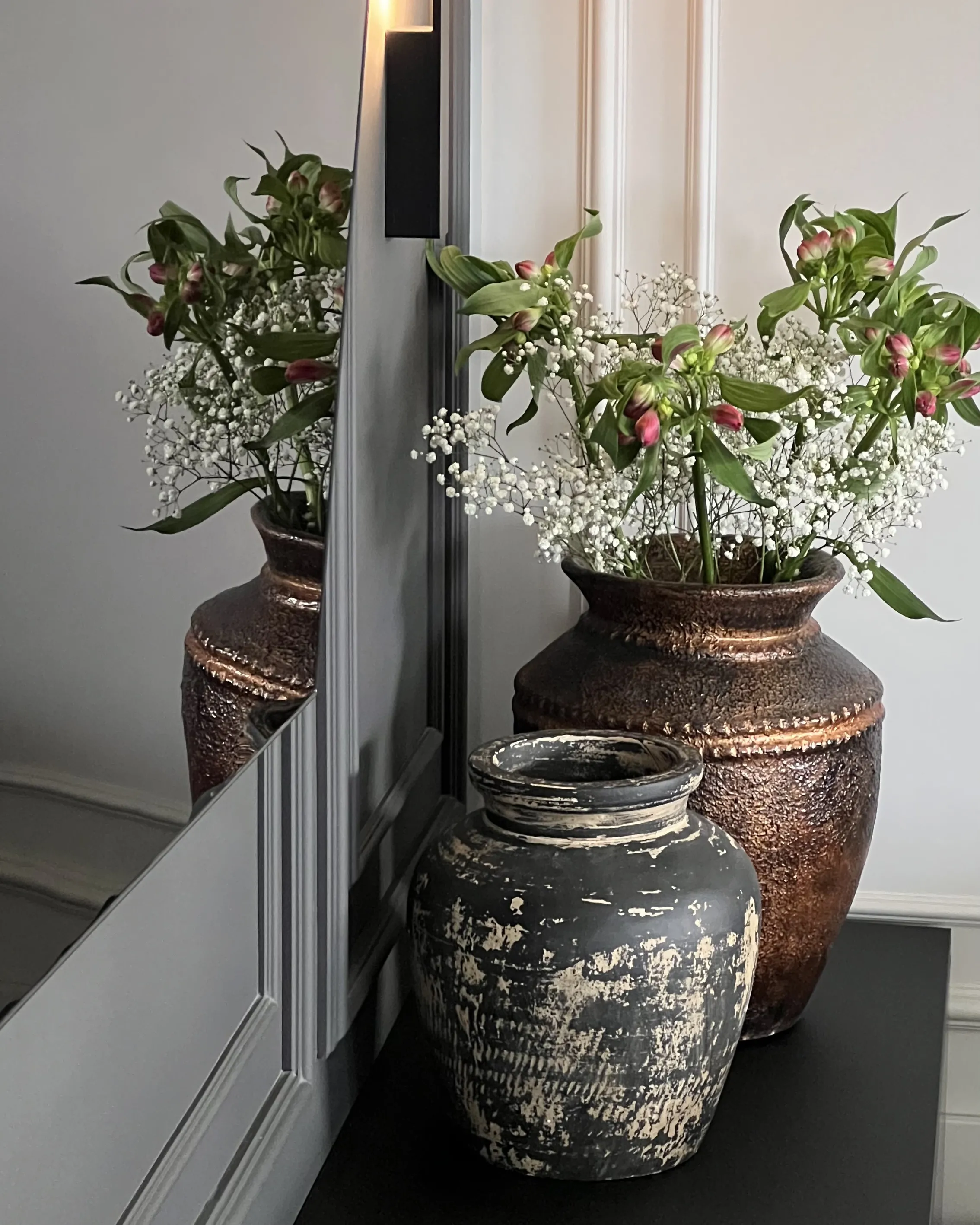 Decoratieve vaas PUCHONG Keramiek 40 cm Koper