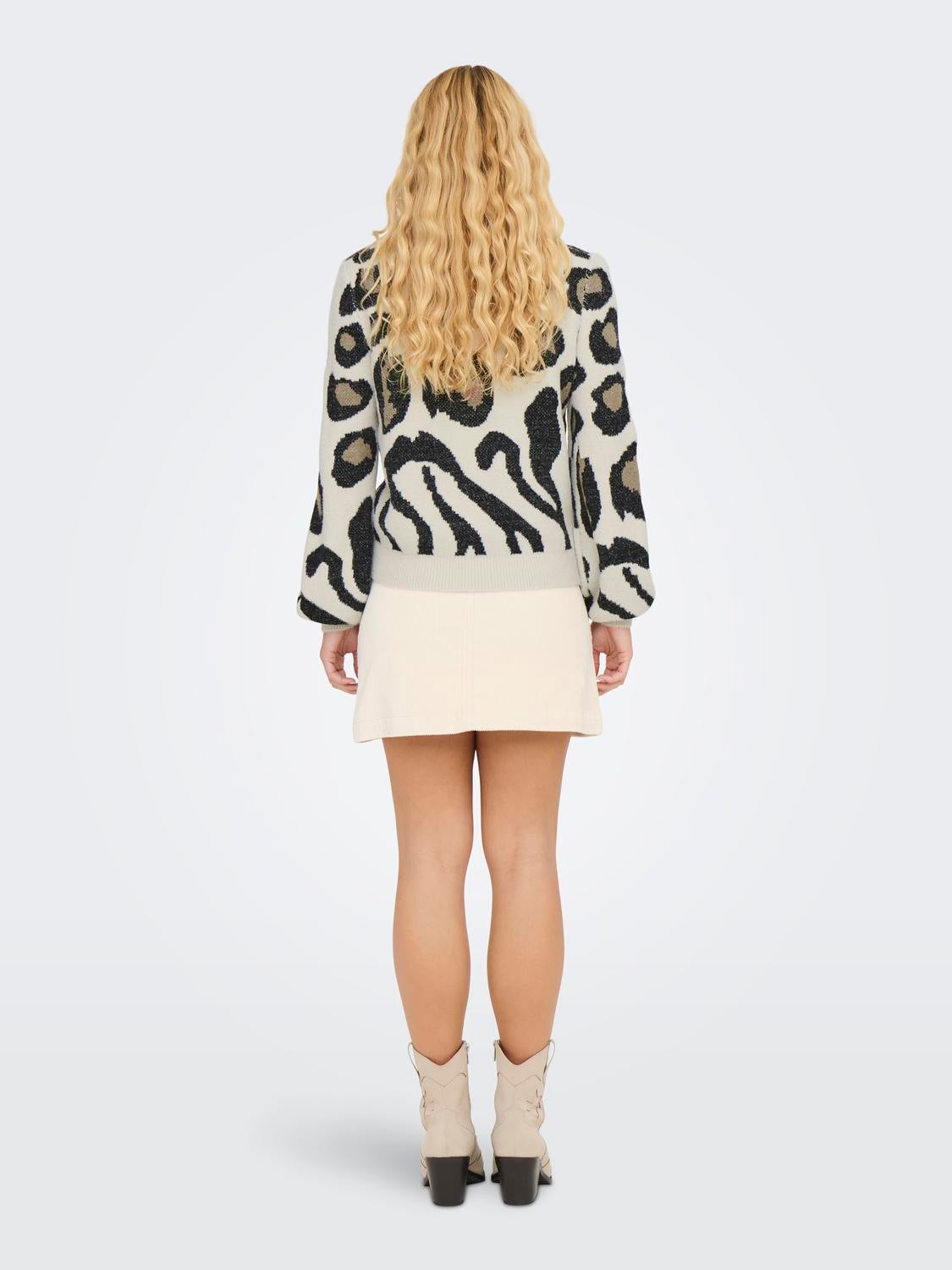JDYLORRAINE Strickpullover Cement