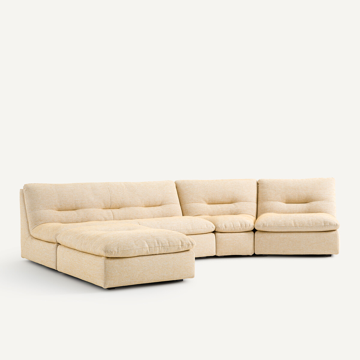 AM.PM<br>Apoio para os pés modular em algodão reciclado, Giuliano