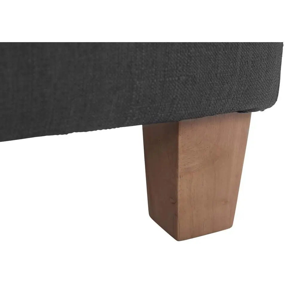CLP Hocker Pharao antiek licht Frame - Stof - donkergrijs