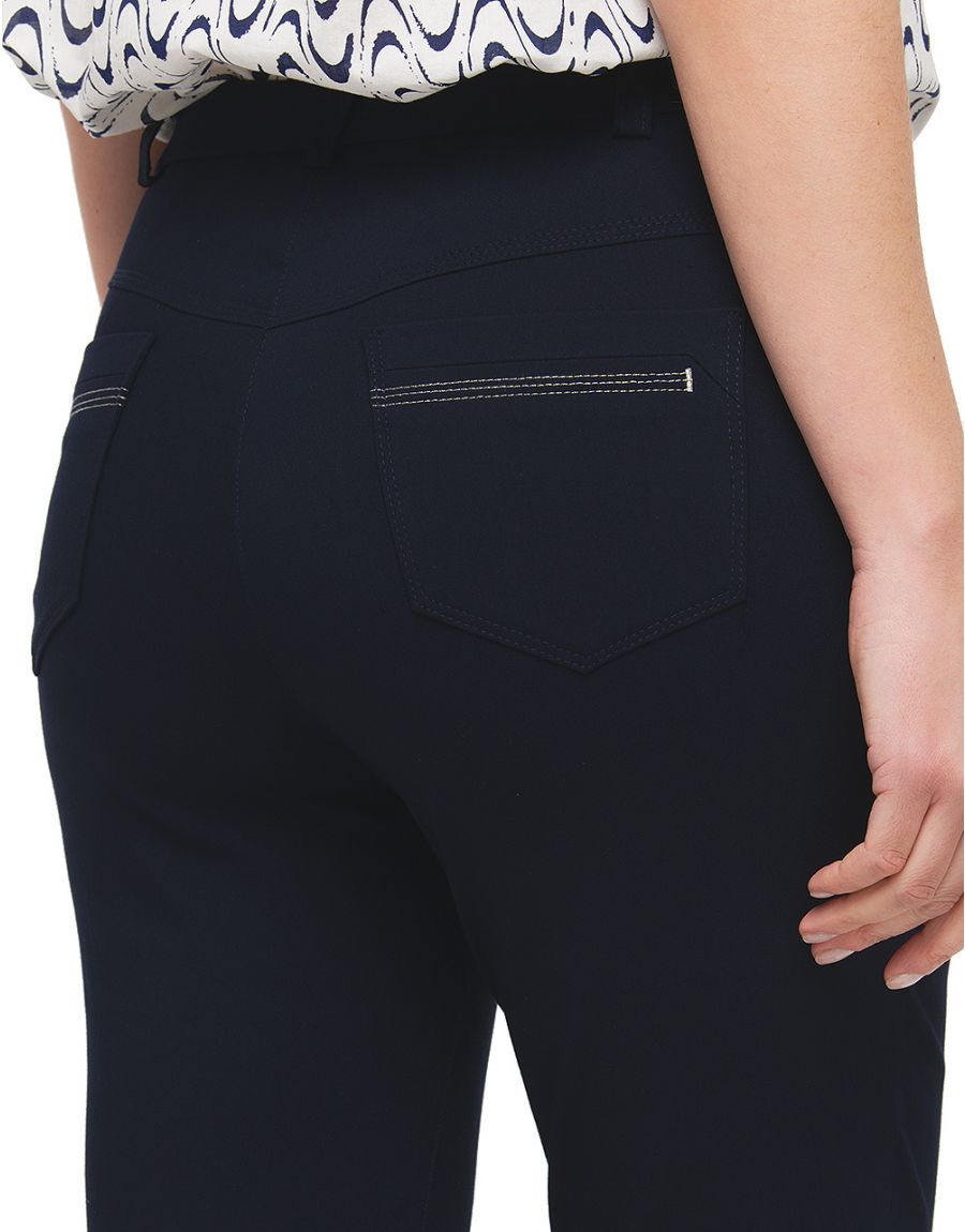 Pantalon bleu marine 7/8e