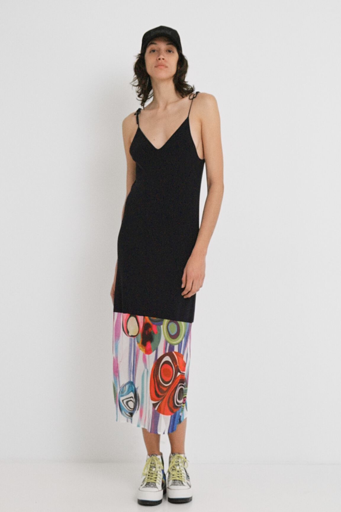 Robe ourlets imprimés
