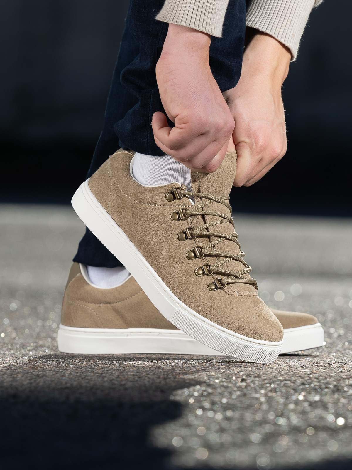 Jean Paul - Sancerre Suede Taupe - Trapes Sko