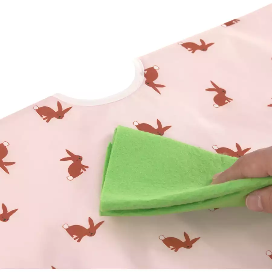 Lässig Ärmellätzchen mit Auffangschutz 2er Pack Little Forest Hase