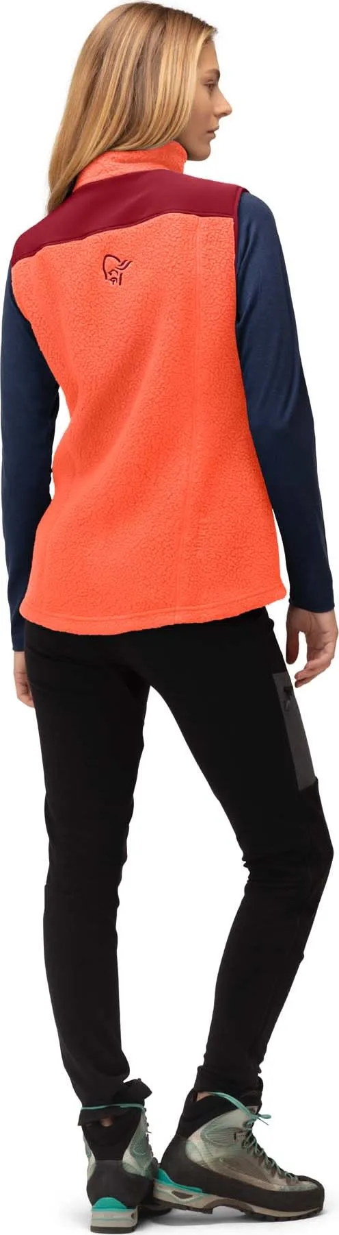 Norrøna Trollveggen Thermal Pro Vest W'S Orange Alert